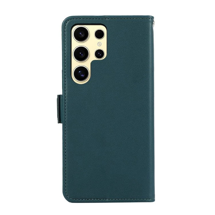 ABEEL For Samsung Galaxy S23 Ultra Leather Case RFID Blocking Wallet Flip Stand Phone Cover