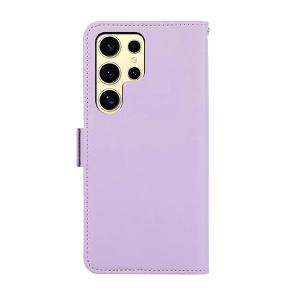 ABEEL For Samsung Galaxy S23 Ultra Leather Case RFID Blocking Wallet Flip Stand Phone Cover