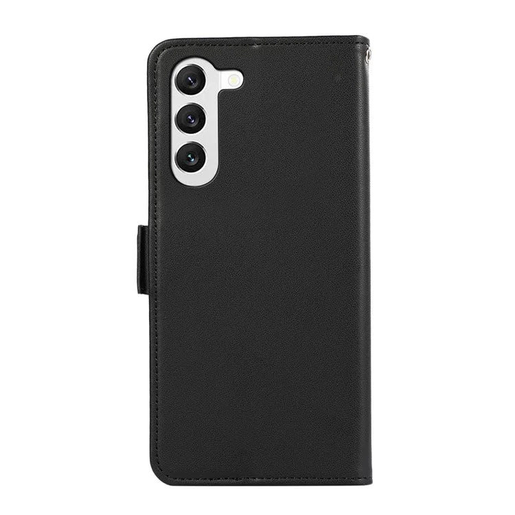 ABEEL For Samsung Galaxy S22+ 5G Soft PU Leather Wallet Phone Stand Case RFID Blocking Phone Shell