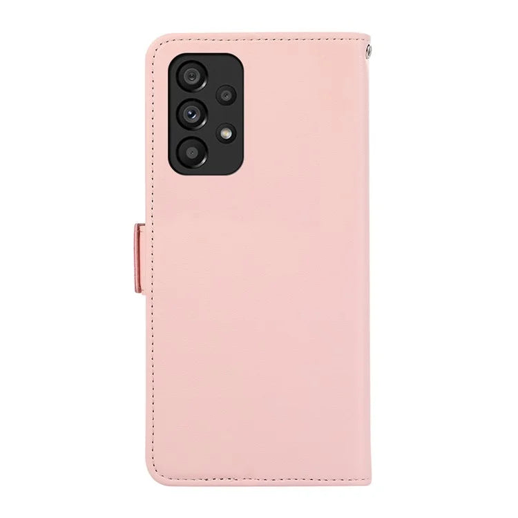 ABEEL For Samsung Galaxy A52 4G / A52 5G / A52s 5G Phone Shell RFID Blocking Wallet PU Leather Stand Case