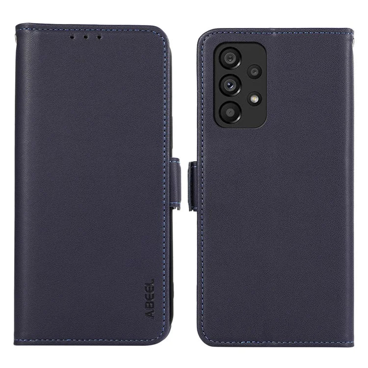 ABEEL For Samsung Galaxy A52 4G / A52 5G / A52s 5G Phone Shell RFID Blocking Wallet PU Leather Stand Case