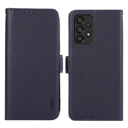 ABEEL For Samsung Galaxy A52 4G / A52 5G / A52s 5G Phone Shell RFID Blocking Wallet PU Leather Stand Case