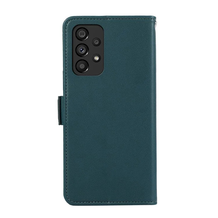 ABEEL For Samsung Galaxy A52 4G / A52 5G / A52s 5G Phone Shell RFID Blocking Wallet PU Leather Stand Case