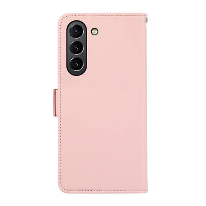 ABEEL RFID Blocking Phone Case for Samsung Galaxy S21 FE 5G Soft PU Leather Wallet Phone Stand Cover