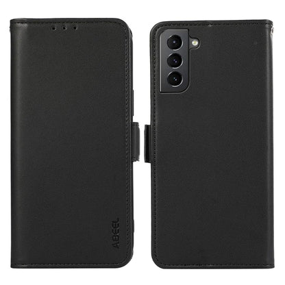 ABEEL For Samsung Galaxy S21+ 5G Wallet Stand Case RFID Blocking PU Leather Cell Phone Cover
