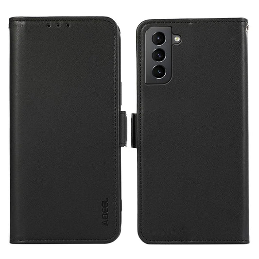ABEEL For Samsung Galaxy S21+ 5G Wallet Stand Case RFID Blocking PU Leather Cell Phone Cover