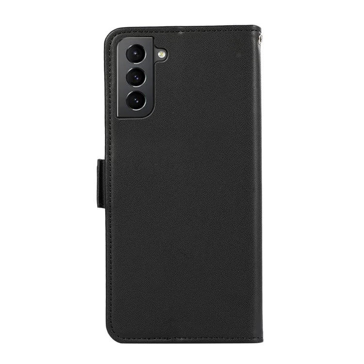 ABEEL For Samsung Galaxy S21+ 5G Wallet Stand Case RFID Blocking PU Leather Cell Phone Cover