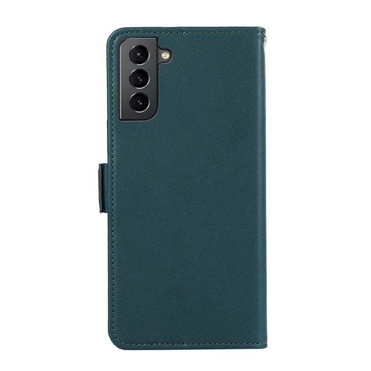 ABEEL For Samsung Galaxy S21+ 5G Wallet Stand Case RFID Blocking PU Leather Cell Phone Cover
