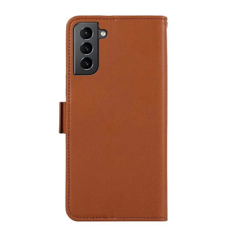 ABEEL For Samsung Galaxy S21+ 5G Wallet Stand Case RFID Blocking PU Leather Cell Phone Cover