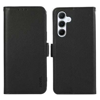 ABEEL For Samsung Galaxy A25 5G (Global) (161.0 x 76.5 x 8.3mm) Wallet Phone Stand Case RFID Blocking Leather Shell