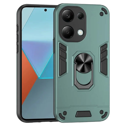 For Xiaomi Redmi Note 13 Pro 4G / Poco M6 Pro 4G Case Magnetic Car Mount Kickstand Phone Cover