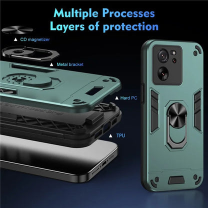 For Xiaomi 13T / 13T Pro / Redmi K60 Ultra Case PC+TPU Dual-Layer Protective Phone Cover