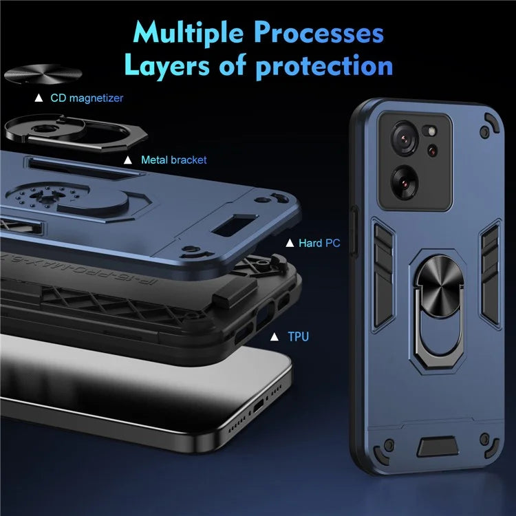 For Xiaomi 13T / 13T Pro / Redmi K60 Ultra Case PC+TPU Dual-Layer Protective Phone Cover