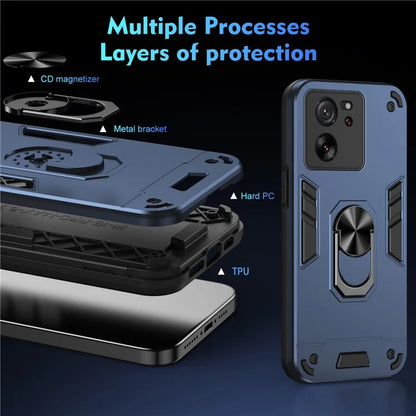 For Xiaomi 13T / 13T Pro / Redmi K60 Ultra Case PC+TPU Dual-Layer Protective Phone Cover