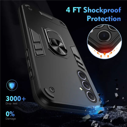 For Samsung Galaxy A25 5G (Global) (161.0 x 76.5 x 8.3mm) Case Kickstand Car Mount Phone Case