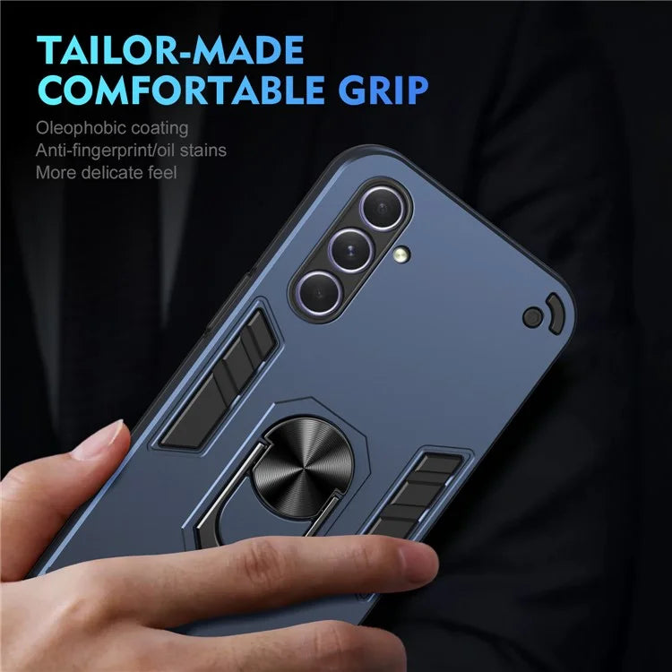 For Samsung Galaxy A25 5G (Global) (161.0 x 76.5 x 8.3mm) Case Kickstand Car Mount Phone Case