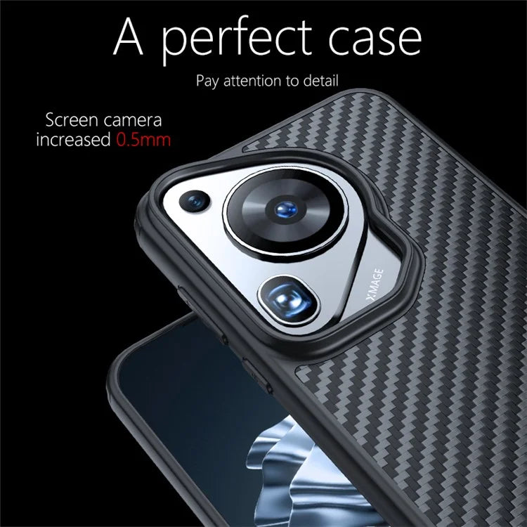 For Huawei Pura 70 Ultra Case Aramid Fiber Super Slim Phone Cover Compatible with MagSafe Charging