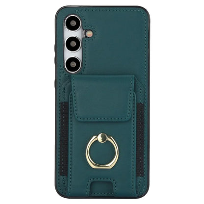 For Samsung Galaxy S23 FE Case Elastic Card Slot PU Leather+TPU Phone Cover