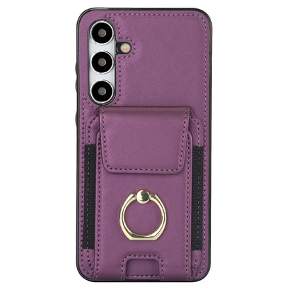 For Samsung Galaxy S23 FE Case Elastic Card Slot PU Leather+TPU Phone Cover