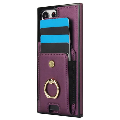 For Samsung Galaxy S22 Ultra 5G Case Card Holder Leather Coated TPU Kickstand Cover