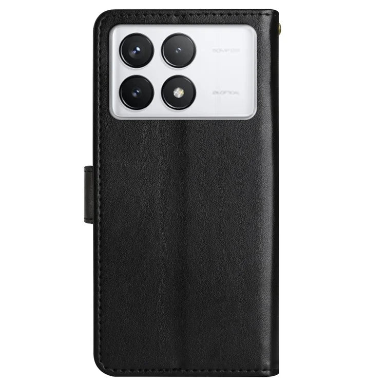 For Xiaomi Redmi K70E 5G / Poco X6 Pro 5G Case Butterfly Pattern Wallet Style Leather Phone Cover