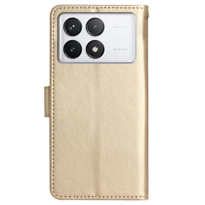 For Xiaomi Redmi K70E 5G / Poco X6 Pro 5G Case Butterfly Pattern Wallet Style Leather Phone Cover