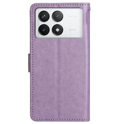 For Xiaomi Redmi K70E 5G / Poco X6 Pro 5G Case Butterfly Pattern Wallet Style Leather Phone Cover