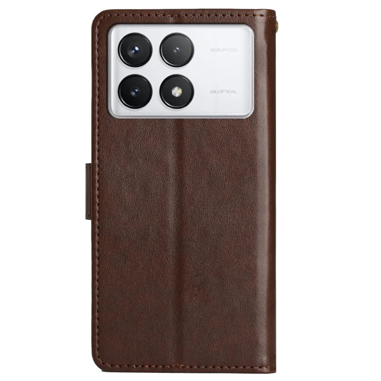 For Xiaomi Redmi K70E 5G / Poco X6 Pro 5G Case Butterfly Pattern Wallet Style Leather Phone Cover