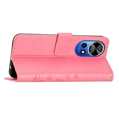 For Huawei nova 12 Pro 5G / nova 12 Ultra 5G Case PU Leather Wallet Butterfly Phone Cover