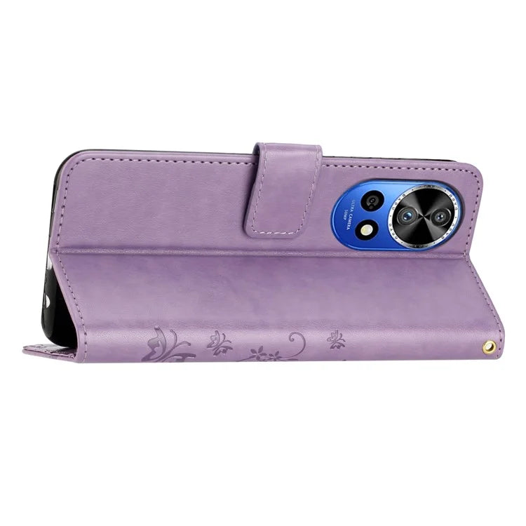 For Huawei nova 12 Pro 5G / nova 12 Ultra 5G Case PU Leather Wallet Butterfly Phone Cover