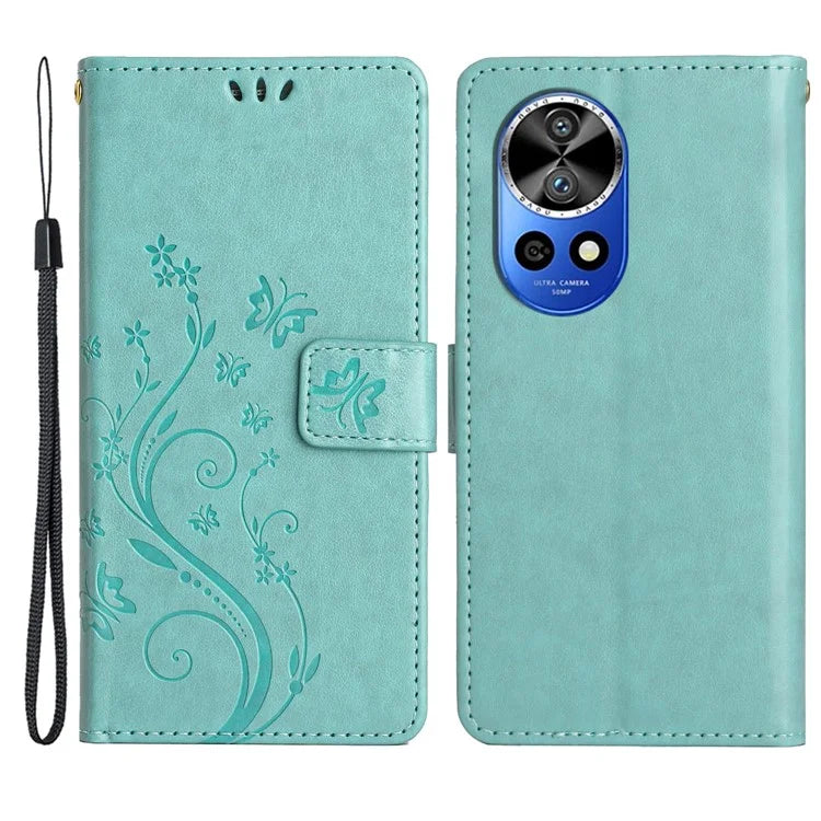For Huawei nova 12 Pro 5G / nova 12 Ultra 5G Case PU Leather Wallet Butterfly Phone Cover