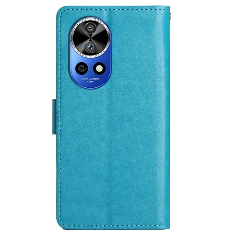 For Huawei nova 12 Pro 5G / nova 12 Ultra 5G Case PU Leather Wallet Butterfly Phone Cover
