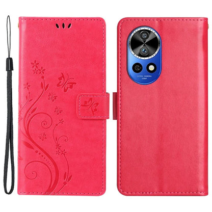 For Huawei nova 12 Pro 5G / nova 12 Ultra 5G Case PU Leather Wallet Butterfly Phone Cover