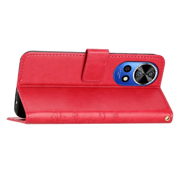 For Huawei nova 12 Pro 5G / nova 12 Ultra 5G Case PU Leather Wallet Butterfly Phone Cover