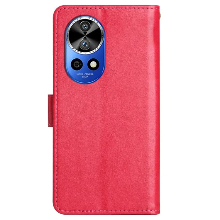 For Huawei nova 12 Pro 5G / nova 12 Ultra 5G Case PU Leather Wallet Butterfly Phone Cover