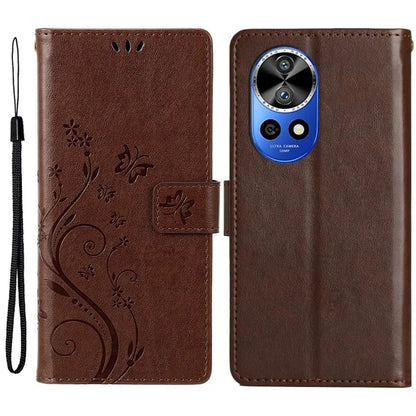 For Huawei nova 12 Pro 5G / nova 12 Ultra 5G Case PU Leather Wallet Butterfly Phone Cover