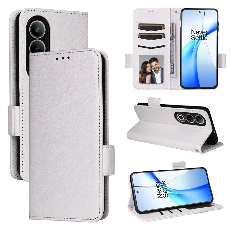 For OnePlus Ace 3V 5G Litchi Texture Case PU Leather Flip Wallet Phone Cover