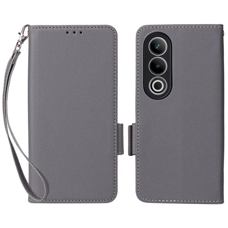 For OnePlus Ace 3V 5G Litchi Texture Case PU Leather Flip Wallet Phone Cover