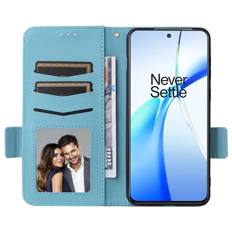 For OnePlus Ace 3V 5G Litchi Texture Case PU Leather Flip Wallet Phone Cover