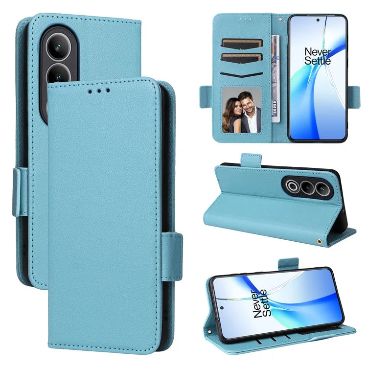 For OnePlus Ace 3V 5G Litchi Texture Case PU Leather Flip Wallet Phone Cover