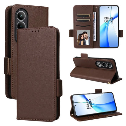 For OnePlus Ace 3V 5G Litchi Texture Case PU Leather Flip Wallet Phone Cover