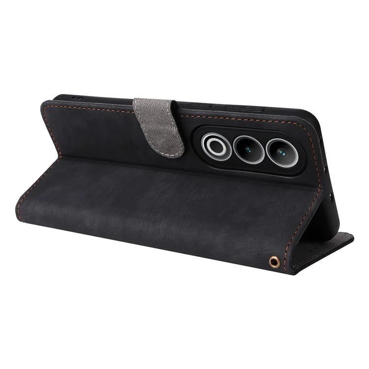 For OnePlus Ace 3V 5G Case RFID Blocking Wallet Leather Cellphone Cover with Hand Strap