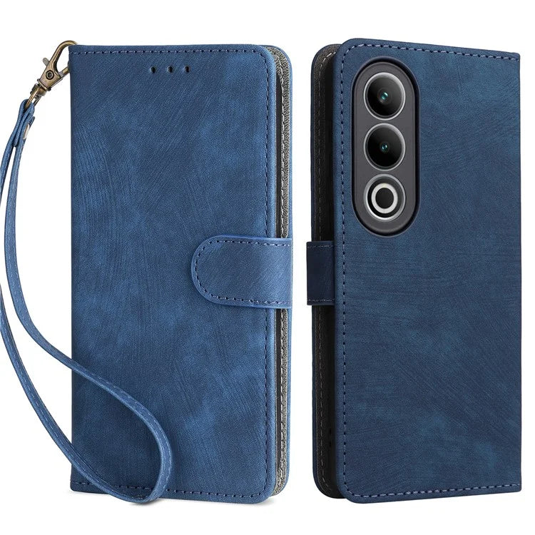 For OnePlus Ace 3V 5G Case RFID Blocking Wallet Leather Cellphone Cover with Hand Strap