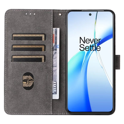 For OnePlus Ace 3V 5G Case RFID Blocking Wallet Leather Cellphone Cover with Hand Strap