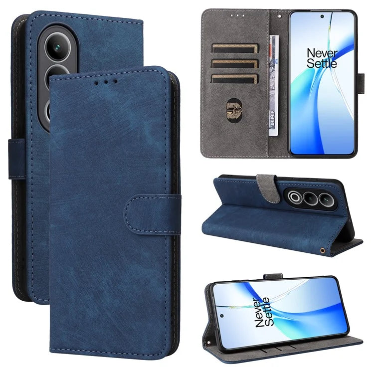 For OnePlus Ace 3V 5G Case RFID Blocking Wallet Leather Cellphone Cover with Hand Strap