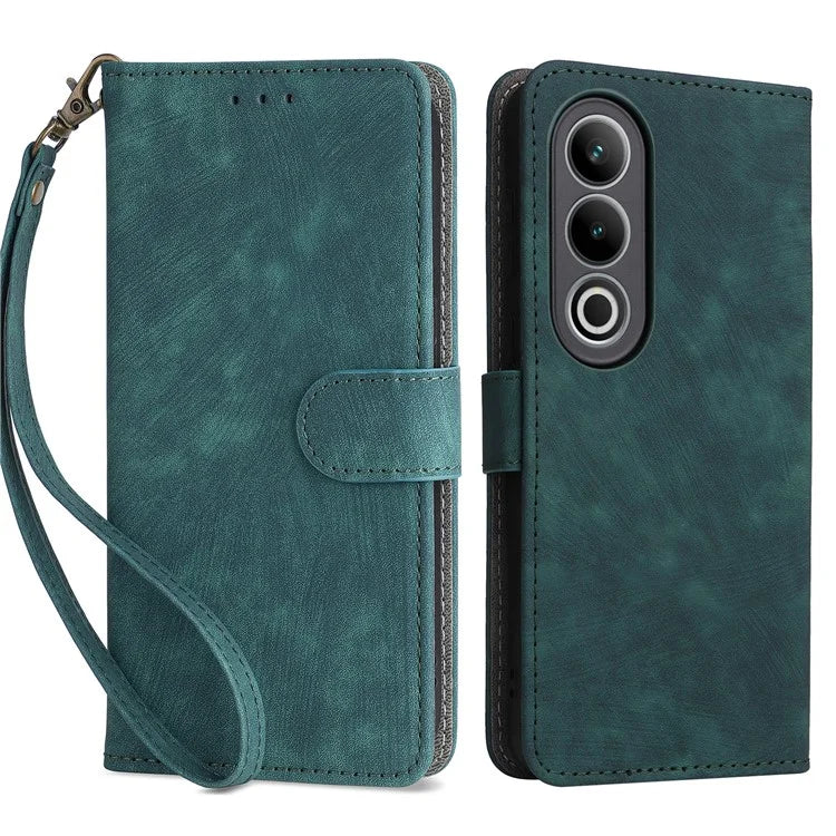 For OnePlus Ace 3V 5G Case RFID Blocking Wallet Leather Cellphone Cover with Hand Strap