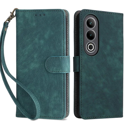 For OnePlus Ace 3V 5G Case RFID Blocking Wallet Leather Cellphone Cover with Hand Strap