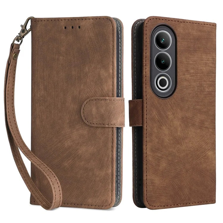 For OnePlus Ace 3V 5G Case RFID Blocking Wallet Leather Cellphone Cover with Hand Strap