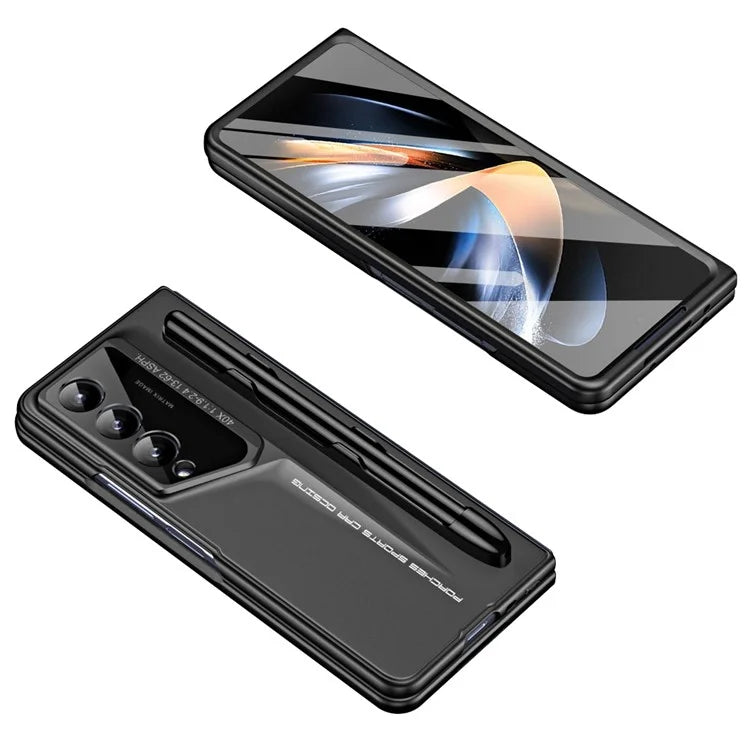 918 Series for Samsung Galaxy Z Fold4 5G PC Phone Case with Stylus and Tempered Glass Film