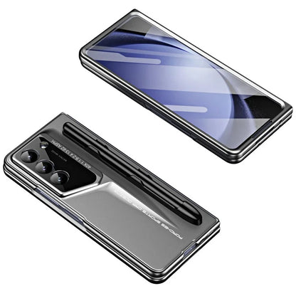 918 Series for Samsung Galaxy Z Fold4 5G PC Phone Case with Stylus and Tempered Glass Film